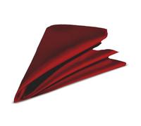 WedDecor Men's Pocket Square Handkerchief, Italian Square Satin Handkerchief, Plain Coloured Hanky for Unisex Formal Wear, Suit Pocket for Wedding Gift, Party, Fashion, Grooms, Burgundy