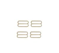 WedDecor Metal Adjustable Triglide 3 Bar Slider Buckle for Repairing Belts, Fasteners, Webbing Straps, Backpacks, Pet Collars, DIY Accessories, Gold, 25mm, 10pcs