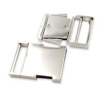 WedDecor Metal Double Side Release Clip Buckle Adjustable Quick Release Clips for Paracord Pet Collars Backpacks Bag Making Supplies DIY Craft Accessories, 25mm, 5pcs