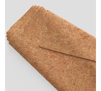 WedDecor Natural Cork Fabric Sheet 50 × 137cm - 180gsm Pebble-Textured Cork Veneer & Vegan Leather Substitute for Crafts, Upholstery, Bags & Decorative Projects