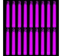 WedDecor Neon Pink Colors Ultra Bright Glow in The Dark Glow Stick Tubes Lanyard Premium Fluorescent Rods Light Sticks for Graduation Party, Camping, New Year’s Eve, 6 Inches, 25pcs