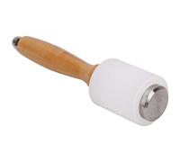 WedDecor Nylon Mallet for Leathercraft, Leather Stamping & Carving Hammer, Wooden Handle Leathercraft Hammer Cowhide Tool, Striking DIY Projects Work Straight Head