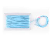 WedDecor Nylon String Trim Cord 1.2mm Paracord Satin Braided Twisted Synthetic Rattail Cords for Chinese knot Beading Jewellery making Macrame, Baby Blue, 10 meters