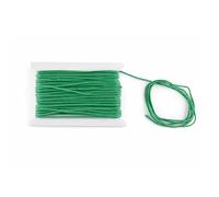 WedDecor Nylon String Trim Cord 1.2mm Paracord Satin Braided Twisted Synthetic Rattail Cords for Chinese knot Beading Jewellery making Macrame, Green, 10 meters
