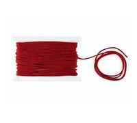 WedDecor Nylon String Trim Cord 1.2mm Paracord Satin Braided Twisted Synthetic Rattail Cords for Chinese knot Beading Jewellery making Macrame, Burgandy, 10 meters