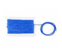 WedDecor Nylon String Trim Cord 1.2mm Paracord Satin Braided Twisted Synthetic Rattail Cords for Chinese knot Beading Jewellery making Macrame, Royal Blue, 10 meters