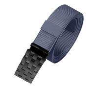 WedDecor Nylon Webbing Heavy Duty Quick Release Tactical 1.5” Belt for Hiking, Outdoor, Work, and Casual Use, Combat Belt for Cargo Pants, Tactical Belt for Military Wear, Sports, Golf Web Belt, Grey
