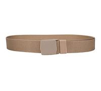 WedDecor Nylon Webbing Military-Style Canvas Belt with Flip Plastic Buckle, Combat Webbing Belt for Cargo Pants, Outdoor Sports, Ivory
