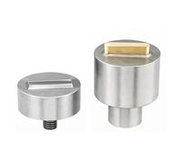 WedDecor Oval Eyelets Installation Die Tool Compatible with Green Hand Press Machine Fabric Punk Stud Application for DIY Fabric Designing & Leathercraft Projects, 15mm