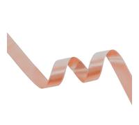 WedDecor Peach Satin Ribbon, Double Sided Polyester Ribbon 7mm x 100 Yards - Fabric Thick Ribbon for Crafting, Gift Wrapping, Valentine Bouquets, DIY Sewing Project, Party Balloon, Hair Bows