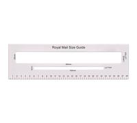 WedDecor PiP Postal Size Charge Guide, Large & Small Letter Packaging Shipping Mail Pricing in Proportion Template with 2 Size Measurement for Post Office Postage, White