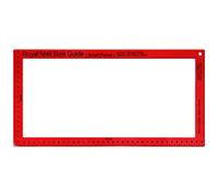 WedDecor PiP Postal Size Charge Guide, Small Parcel Packaging Shipping Mail Pricing in Proportion Template Size Measurement for Post Office Postage, Red