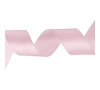 WedDecor Powder Pink Ribbon for Gift Wrapping, 40mm x 10 Metres Double Sided Polyester Satin Ribbon Roll for Christmas, Wedding, Crafting, Hair Bow, Sewing, Birthday Cake Decoration