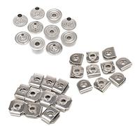 WedDecor PR-YM Non-Sew, Non-Visible Hook & Bar Trouser Fastener, Fasten & Repair for Skirts, Jeans, Trousers and Dresses, Sewing DIY Arts & Craft - 12.5mm, Pack of 10