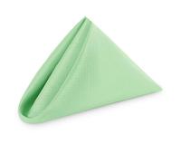WedDecor Reusable 50cm x 50cm Fabric Apple Green Dinner Napkins - Polyester Table Napkins with Hemmed Edges, Easy-Care, Washable for Weddings, Banquets, Parties & Home Use, 1pc