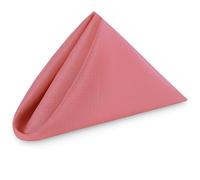 WedDecor Reusable 50cm x 50cm Fabric Dusty Rose Dinner Napkins - Polyester Table Napkins with Hemmed Edges, Easy-Care, Washable for Weddings, Banquets, Parties & Home Use, 1pc