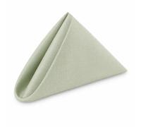 WedDecor Reusable 50cm x 50cm Fabric Sage Green Dinner Napkins - Polyester Table Napkins with Hemmed Edges, Easy-Care, Washable for Weddings, Banquets, Parties & Home Use, 1pc