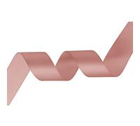 WedDecor Rose Gold Ribbon for Gift Wrapping, 10mm x 10 Metres Double Sided Polyester Satin Ribbon Roll for Christmas, Wedding, Crafting, Hair Bow, Sewing, Birthday Cake Decoration