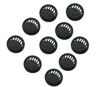 WedDecor Round Activated Carbon Protective Filters Accessories Anti-Pollution Dust mask valve Face mask Cover Mouth Filters with 7 Exhaust Values for Running, Cycling & Other Activities (Black) 20 Pcs