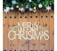 WedDecor Rustic Wooden Christmas Table Sign, Merry Christmas Wooden Sign and Xmas Tabletop Centerpiece, Wood Xmas Home Decoration Ornament and Centerpiece for Festive Holiday Decor