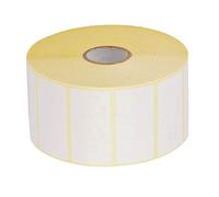 WedDecor Self-Adhesive Sticky Address Mailing Labels Roll Blank Writeable Stickers for Envelopes Multipurpose Office Home Use, White, 60mm x 40mm - 38mm Core