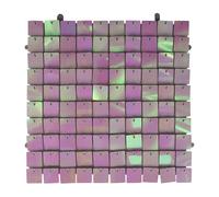 WedDecor Shimmer Wall Backdrop Panels, Square Sequin Wall Backdrop Shimmer Photo Backdrops for Birthday Decoration, Graduation, Wedding, Anniversary Party Supplies, Iridescent, 24pcs