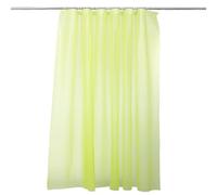 WedDecor Shower Curtains Mould Proof Resistant, Waterproof PEVA Shower Curtain Heavy Duty Bathroom Curtains, 12 White Plastic Hooks, 180cm x 180cm, Lime Green