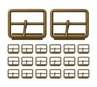 WedDecor Single Prong Metal Roller Buckle Multi-Purpose for Shoes, Belts, Handbags, Luggage Bags, Clothing, Hand DIY Accessories, Webbing, Footwear, and Leather Crafts, Bronze, 30mm, 10pcs