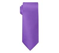 WedDecor Skinny Light Purple Tie 5cm Solid Colour Slim Necktie - Soft Polyester Unisex Formal Business Tie for Men & Women, Perfect for Weddings, Prom, Parties, Celebrations & Business Meetings