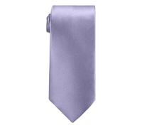 WedDecor Skinny Lilac Purple Tie 5cm Solid Colour Slim Necktie - Soft Polyester Unisex Formal Business Tie for Men & Women, Perfect for Weddings, Prom, Parties, Celebrations & Business Meetings