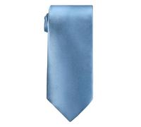 WedDecor Skinny Sky Blue Tie 5cm Solid Colour Slim Necktie - Soft Polyester Unisex Formal Business Tie for Men & Women, Perfect for Weddings, Prom, Parties, Celebrations & Business Meetings