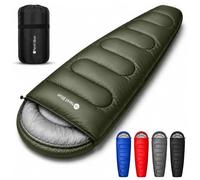 WedDecor Sleeping Bag for Adults, 3 Season Bivy Bag, Full-Body Sack | 350gsm Adult Breathable Sleep Sack, Polycotton Liner, Anti-Snag 2-Way Zipper, With Portable Storage Sack for Travel, 1pc