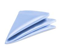 WedDecor Solid Lilac Satin Pocket Square for Men - Handkerchief for Suit, Formal Wear, Wedding Gift, Prom, Party - Unisex Fashion Plain Pocket Hankies, Silky Pocket Square, 1pc