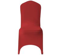 WedDecor Spandex Chair Cover Stretch Fabric Removable Washable Protective Chair Slipcovers For Weddings Banquets Ceremony Hotel Dining Parties Decor, Red, 1pc