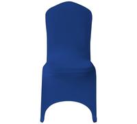 WedDecor Spandex Chair Cover Stretch Fabric Removable Washable Protective Chair Slipcovers For Weddings Banquets Ceremony Hotel Dining Parties Decor, Royal Blue, 10pcs