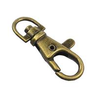 WedDecor Swivel Clip Trigger Snap Lobster Claps Hook Buckle Fastener for Purse, Keychain, Straps, Backpack, Hanging Item, Bag Accessories, Bronze, 10mm, 10pcs