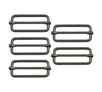 WedDecor Triglide Slider Buckle Metal Rectangle Adjustable Lightweight Strap Adjuster Slides Buckles For Fasteners Straps, Backpack, Webbing Straps, DIY Accessories and Pet Collars, 50mm, 10pcs