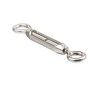 WedDecor Turnbuckle Wire Tensioner M10 Stainless Steel Hook And Eye Rope Cable Tension Adjustable Wire Tensioner Kit Heavy Duty Tensioner Hook for Climbing Plant, Securing Shade, Tent Rope