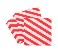 WedDecor UK 13-Inch Red and White Striped Paper Napkins â€“ 2-Ply Christmas Serviettes, Tableware & Party Supplies for Banquets, Buffets & Winter Parties â€“ Pack of 60