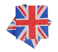 WedDecor UK Flag Napkins 25pcs - Union Jack Paper Napkins for Royal Party Table Décor, VE Day Events, National Holidays, Sporting BBQs, Street Parties & More