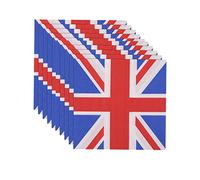 WedDecor UK Flag Napkins 60pcs - Union Jack Paper Napkins for Royal Party Table Décor, VE Day Events, National Holidays, Sporting BBQs, Street Parties & More