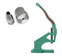 WedDecor Universal The Green Machine Hand Press with Hole Cutting Die, Perfect for Clothing, DIY Leathercrafts Projects, Belts, Bags, Handbags, Purses, Shoes, 3MM