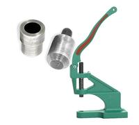WedDecor Universal The Green Machine Hand Press with Hole Cutting Die, Perfect for Clothing, DIY Leathercrafts Projects, Belts, Bags, Handbags, Purses, Shoes, 12mm