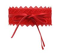 WedDecor Vintage Waist Cincher Red Wedding