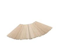 WedDecor Wooden Plain Lollisticks Round Edges Colorful Lollipop Craft Sticks Natural for Scale Modeling DIY Projects Home Wall Decorations Art Décor Design, 150mm x 18mm, 50pcs