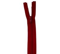 WedDecor YKK Open-Ended Nylon Red Zipper, Medium Weight Sewing Zipper for Bags, Purses, Dresses, Crafts Making, DIY Sewing Skirt, Luggage, Trousers, 14 Inch (36cm), 1pc