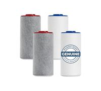 Weddell Duo Shower Filter Twin Pack Replacement Cartridges, 4 Replacement Cartridges Total to Reduce Chlorine, Fluoride, PFAS, and Heavy Metals