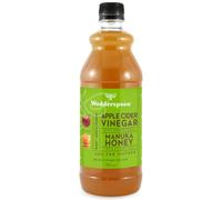 Wedderspoon Apple Cider Vinegar with Manuka & Beechwood Honeys - Raw, Cold-Pressed & Unfiltered - With the 'Mother' for Digestive Support & Wellness - A Perfect Addition to Your Daily Routine 750ml