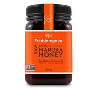Wedderspoon KFactor 16+ Raw Manuka Honey 500g | Premium New Zealand Monofloral | Minimum 75% Pollen Count | Triple-Filtered, Creamed | GMO-Free, BPA-Free | Supports Digestive & Immune Health (3)