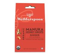 Wedderspoon Manuka Honey Drops, Ginger & Echinacea, 120 g